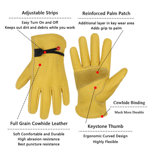 Guantes de trabajo para conductor, suaves, con interior estable, adecuados para las rutinas diarias del conductor, guantes de trabajo para conductor, ligeros y de fácil agarre - Product Image 2