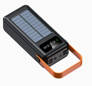 Offre Spéciale – Batterie Externe Solaire Portable 30000 <span class=keywords><strong>mAh</strong></span> 10W Multi-Ports avec Câble Intégré et Lumière LED pour Urgences en Extérieur - Product Image 4