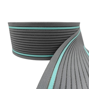 Rollo de Cinta Elástica Médica Transpirable de Sarga Tejida con Spandex/Poliéster Monofilamento a Rayas para Cinturón de Soporte Abdominal y Corsé - Product Image 3