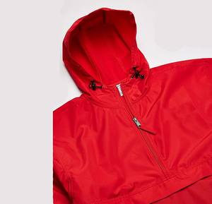 Chaqueta Cortavientos con Capucha para Hombre, Cómoda, 100% Nailon, Delgada, con Logotipo Frontal, Transpirable, Ligera, Resistente al Viento, Estilo Hip Hop, para Invierno - Product Image 2