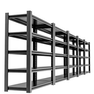 Custom Made Anti-Rust Powder Coated Steel <b>Metal</b> Rack Adjustable Storage <b>Shelving</b> <b>Units</b> Heavy Duty Design for Warehouse Retail - Product Image 4