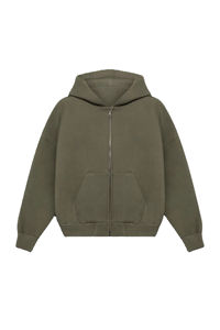 Pantalones de chándal acampanados de algodón 100% para hombre, conjunto de chándal con capucha y cremallera, holgado personalizado de peso pesado con técnica transpirable de alta calidad - Product Image 6