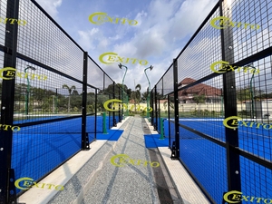 Pista de Pádel Panorámica de Color Personalizado EXITO con Tamaño Ajustable para Adaptarse a las Necesidades de Hoteles, Villas y Centros de Ocio - Product Image 5