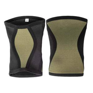 Rodilleras de Compresión para Deportes, Gimnasio, Entrenamiento, Soporte Fuerte de Neopreno, Rodilleras de Powerlifting, Logotipo Personalizado, Impresión de Silicona - Product Image 2