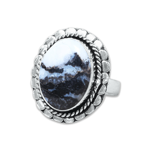 Simple Design Classique Solide 925 En Argent Sterling Avec Forme Ovale Naturel Buffalo Turquoise Pierres Précieuses Lunette Hommes Anneaux Fine Jewelry - Product Image 2