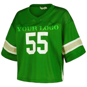 Chemise en maille de baseball à séchage rapide personnalisée grande taille pour hommes maillot de football américain surdimensionné et t-shirt vêtements de sport - Product Image 3