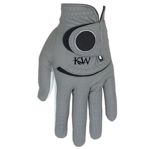 Pack de 1 paire de gants de golf pour enfants, bleu, rose, tissu doux, cuir respirant, élastique, main gauche, main droite, gants en cuir - Product Image 5