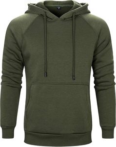 Sudaderas con capucha forradas de lana de alto rendimiento ligeras para hombres con bolsillos - Product Image 2