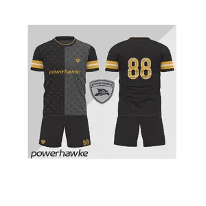 Sportswear New Collection 2023 Full Set Soccer Uniform T-shirt Jersey and Shorts with Customized Logo Team Name Size Color