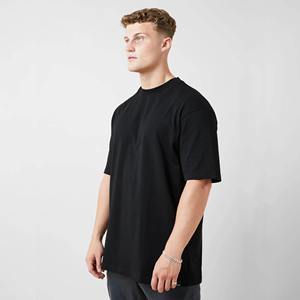 Camisetas de hombre de 250 gramos personalizadas de alta calidad al por mayor, camisetas sueltas de hombro caído de gran tamaño de peso pesado en blanco de algodón 100% para hombre - Product Image 4