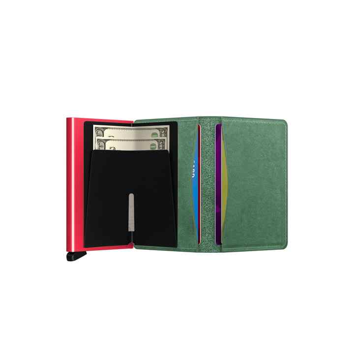 Genuine Leather Smart Mechanism Wallet