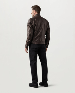 Chaqueta Cortavientos Personalizada con Cuello Alto para Hombre, Chaqueta de Cuero Informal de Talla Grande con Cierre de Cremallera, Ropa de Abrigo para Exteriores al por Mayor para Otoño - Product Image 2