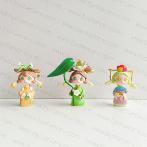 Fata a tema <span class=keywords><strong>fiore</strong></span> Super carino figura <span class=keywords><strong>di</strong></span> plastica bambola ninfa designer personaggio dei cartoni animati giocattolo per ragazze da collezione - Product Image 2