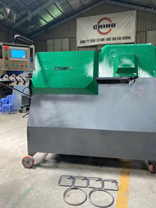 เครื่องดัดเหล็กเส้นมอเตอร์ CNC แบบอัตโนมัติ6-12มม. พร้อมส่วนประกอบแกนเครื่องยนต์ PLC สำหรับโกลน - Product Image 3