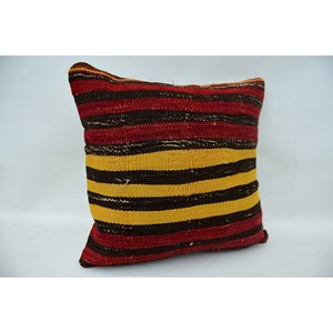 Multicolor Kilim Patchwork Wool Pillow 16x16 Inch Luxury Decorative Cushion Vintage <b>Fluffy</b> Leaves Pattern Portable <b>Bedding</b> - Product Image 2