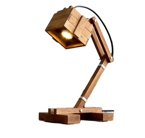 Elegante lámpara ajustable de madera para mesa de estudio, dormitorio, sala de estar, oficina, decoración del hogar, Lámpara decorativa de madera de Falak World Export - Product Image 6