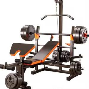 Adjustable <b>Weight</b> <b>Bench</b> Press Rack Multi Functional Strength Training <b>Bench</b> for Home Gym - Product Image 6