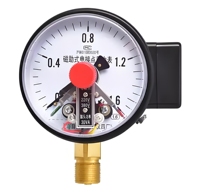 YXC Industrial Electric Contact Pressure Gauge DN15 All Copper Connection Smooth Surface 0.6-2.5Mpa 150mm Dial