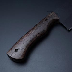 มีดเชฟสแตนเลสพร้อมที่จับไม้กุหลาบงานแฮนด์เมด - Product Image 6