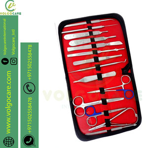 Source d'alimentation manuelle en acier inoxydable de style unique en gros Kit de suture pratique Instruments chirurgicaux médicaux vétérinaires base - Product Image 2