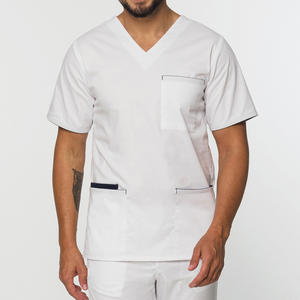 Tenues élégantes pour dentistes et hygiénistes masculins, ensembles de blouses médicales résistantes aux taches, vêtements professionnels d'hôpital, fournisseur en gros - Product Image 1