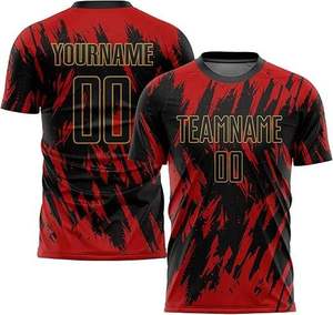 เสื้อฟุตบอลของผู้ชายเสื้อฟุตบอลแห้งเร็วระบายอากาศได้หมายเลข2025โลโก้ตามสั่ง - Product Image 4