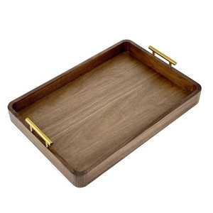 Vente en gros MA CRAFT INDIA Plateau de service durable en bois de pin avec taille personnalisée-Plateau cadeau élégant en bois - Product Image 1