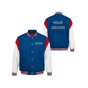 Chaqueta Varsity Ligera de Invierno para Hombre, Estilo Patchwork, Resistente al Viento, a la Moda, Precio de Mayoreo - Product Image 1