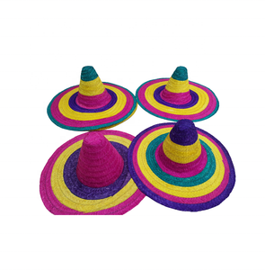Super vente chapeau de soleil en paille de palmier/chapeau de soleil en paille de palmier à bord Extra large Sombrero sauveteur décor de fête à la maison - Product Image 2