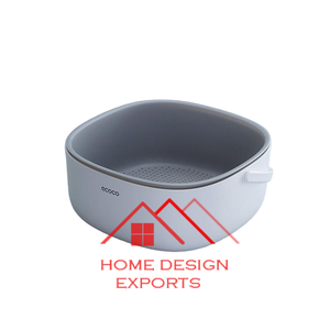 Acier inoxydable enduit de poudre blanche pour légumes et fruits Meilleures ventes Accessoires de cuisine en finition marron - Product Image 3