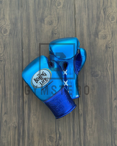No Boxing No Life Guantes de Boxeo de Cuero Genuino Personalizados de Alta Calidad con Cierre de Gancho y Bucle Ajustable y Logotipo Personalizado - Product Image 3