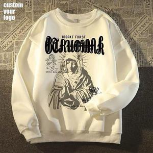 Sudaderas con capucha y Sudaderas con cuello redondo de invierno de algodón 100% de alta calidad para hombres Opciones personalizables disponibles - Product Image 5