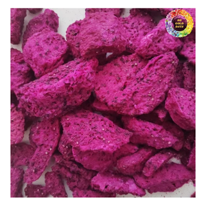 Aperitivo liofilizado de fruta de dragón, fruta de dragón liofilizada envasada al vacío, Pitaya roja FD en rodajas, fruta de dragón liofilizada - Product Image 3