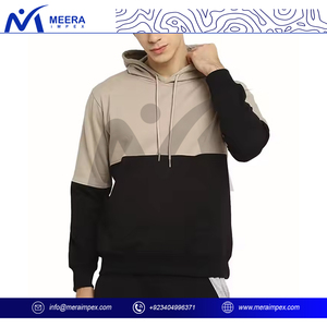 เสื้อฮู้ดโอเวอร์ไซส์ของผู้ชายทันสมัย-ผ้าหนาอบอุ่นสไตล์สตรีทแวร์แบบสวมหัวพร้อมฮู้ดสายรูดเหมาะสำหรับชุดฤดูหนาว - Product Image 2