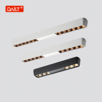 Lampe LED moderne pour salon, spot anti-éblouissement à montage en surface, corps en aluminium, IP20, CRI95, 3000K-6000K, angle de faisceau 50°, 30000
