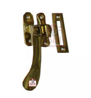 Attaches de fenêtre en laiton (120mm) Attaches de fenêtre décoratives en laiton antique vintage Verrouillage de fenêtre