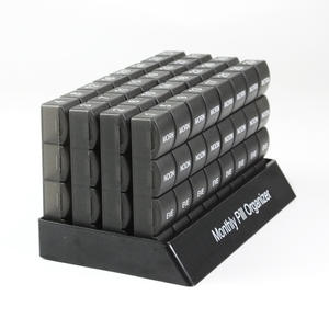 Pastillero Mensual Desmontable Epsilon para 31 Días, 4 Veces al Día, Estuche para Pastillas Mensual, Pastilleros Mensuales de Plástico - Product Image 4