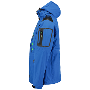 Vêtements d'extérieur d'hiver de qualité supérieure veste Softshell à capuche réglable pour hommes vêtements actifs classiques veste exclusive coupe décontractée pour hommes - Product Image 4