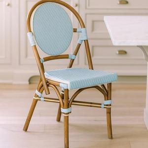 Elegante Silla de ratán minimalista para casa de campo al aire libre o comedor Bellamente diseñado Villa o muebles de apartamento - Product Image 4