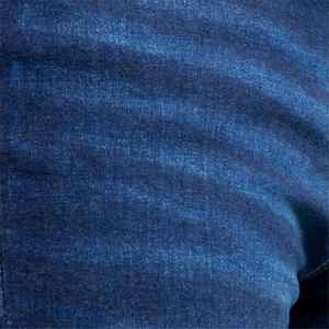 Pantalon en jean bleu classique pour hommes, coupe ajustée, extensible, design décontracté, coupe régulière, épaisseur légère en toile pour toutes les tailles, vente en gros - Product Image 6