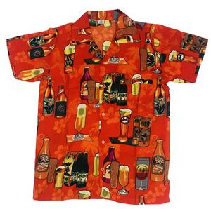 เสื้อฮาวายพิมพ์ลายวัสดุโพลีเอสเตอร์แฟชั่น,เสื้อฮาวายสำหรับผู้ใหญ่และวัยรุ่น - Product Image 1