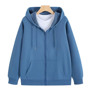 Sudadera con Capucha Unisex Extra Grande, Transpirable, de Forro Polar, con Cierre, Estilo Holgado, Deportiva, Otoño 2026, para Hombre y Mujer - Product Image 5
