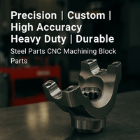 Piezas de Bloque Mecanizadas por CNC de Acero Inoxidable con Electroerosión por Hilo y Brochado para Mecanizado Grand Latitude GL-CNC00002