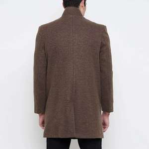 Vêtement de rue urbain, manteau en laine imperméable pour homme, hiver, épais, chaud, pardessus, grande taille, double boutonnage, à prix avantageux - Product Image 5