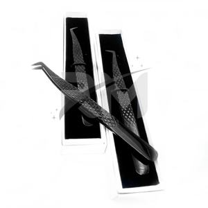 RMI Mejor Calidad Caja de Tarjeta de Embalaje Piezas Individuales Slim Boot Point / Shin Black Plasma Color Pinzas de Extensión de Pestañas - Product Image 5