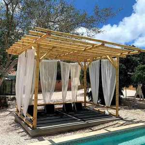 Matériaux de construction en bambou |   Grands poteaux traités |   Grade structurel |   Taille personnalisée OEM - Product Image 5