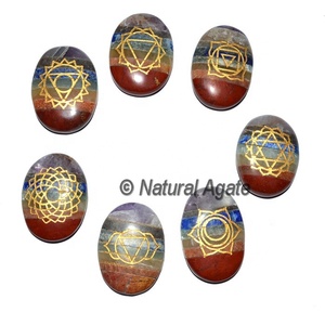 Piedra de Chakra Personalizada de Moda con Forma de Dodecaedro Poligonal de Siete Chakras - Product Image 4