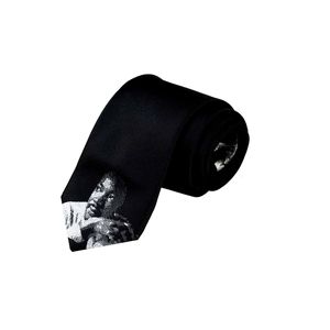 Cravate noire tissée sur mesure Martin Luther King - Product Image 1