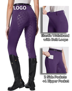 Women's Custom Soft Full Seat Equestrian Tights Comfortable Breathable <b>Jodhpurs</b> Breeches for Horse Riding Jodhpur & Breeches - Product Image 2