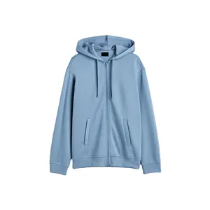 Premium Men Sports Street Wear Thick Plus Over Size 100% Organic Cotton Soft Solid Colors Pull Over Hoodie Sweatshirt For Men's